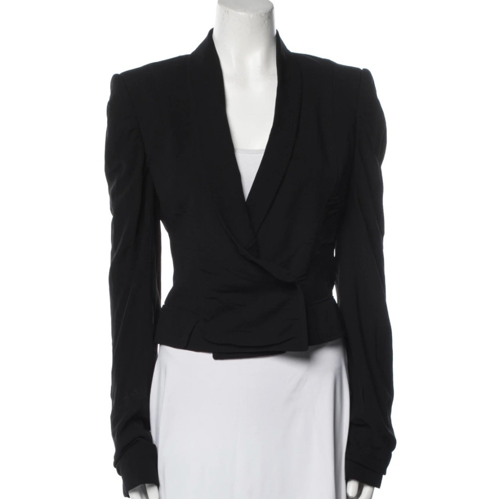 Dolce & Gabbana Shawl Collar Blazer Black Size 42